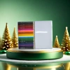 Deli Colored Pencil Set, 24-color water-soluble children's drawing colored pencils details Picture